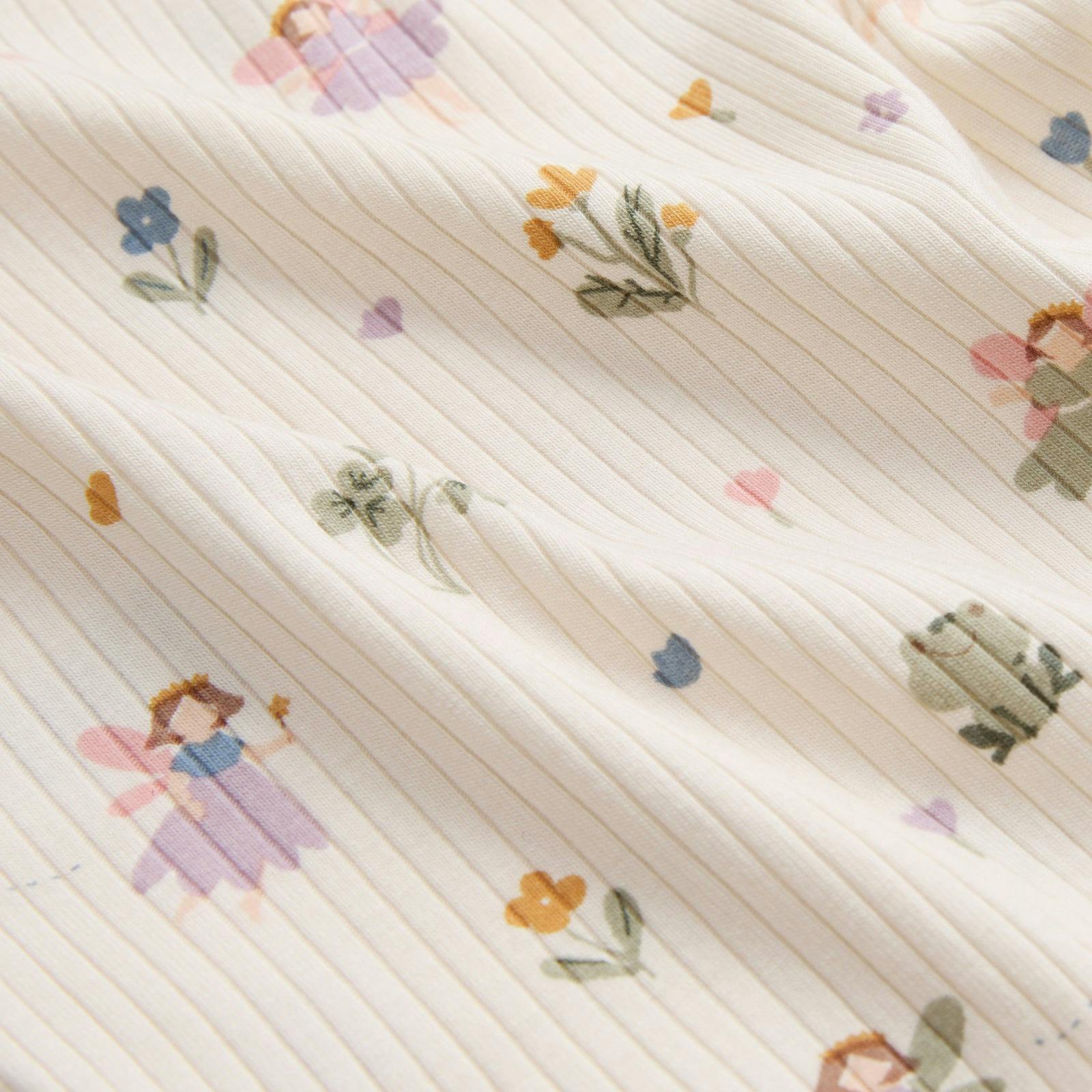 Fairy Garden Ribbed Pajama Set