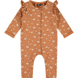 All-Over Floral Print Long Sleeve Romper