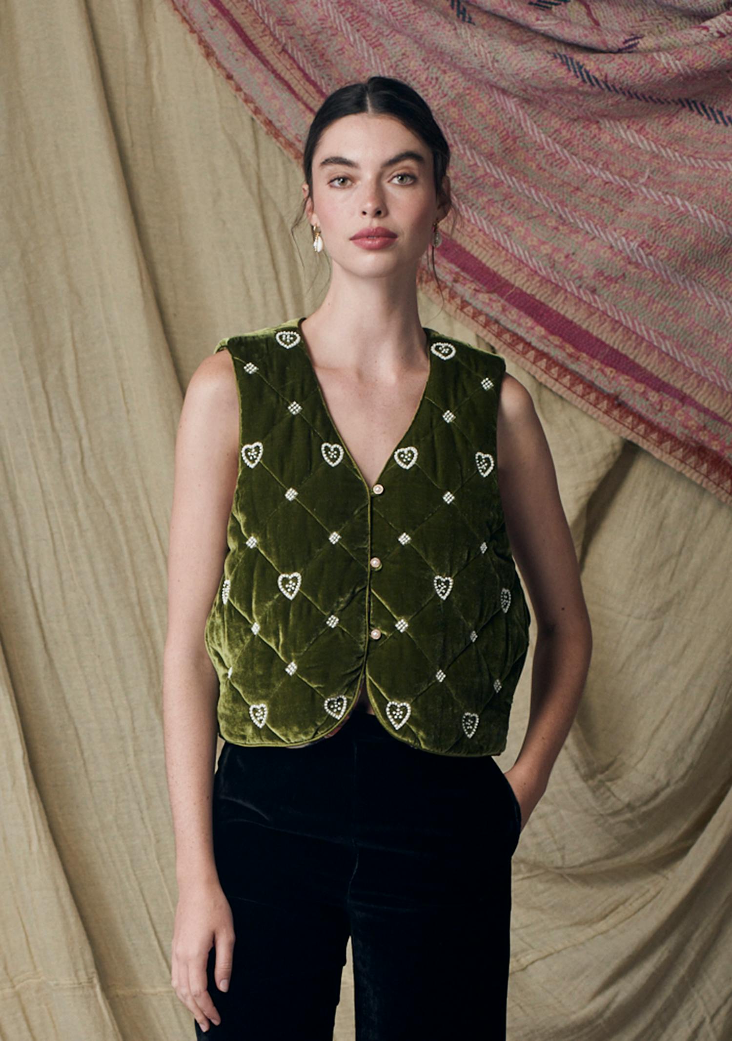 Gigi Gilet Green