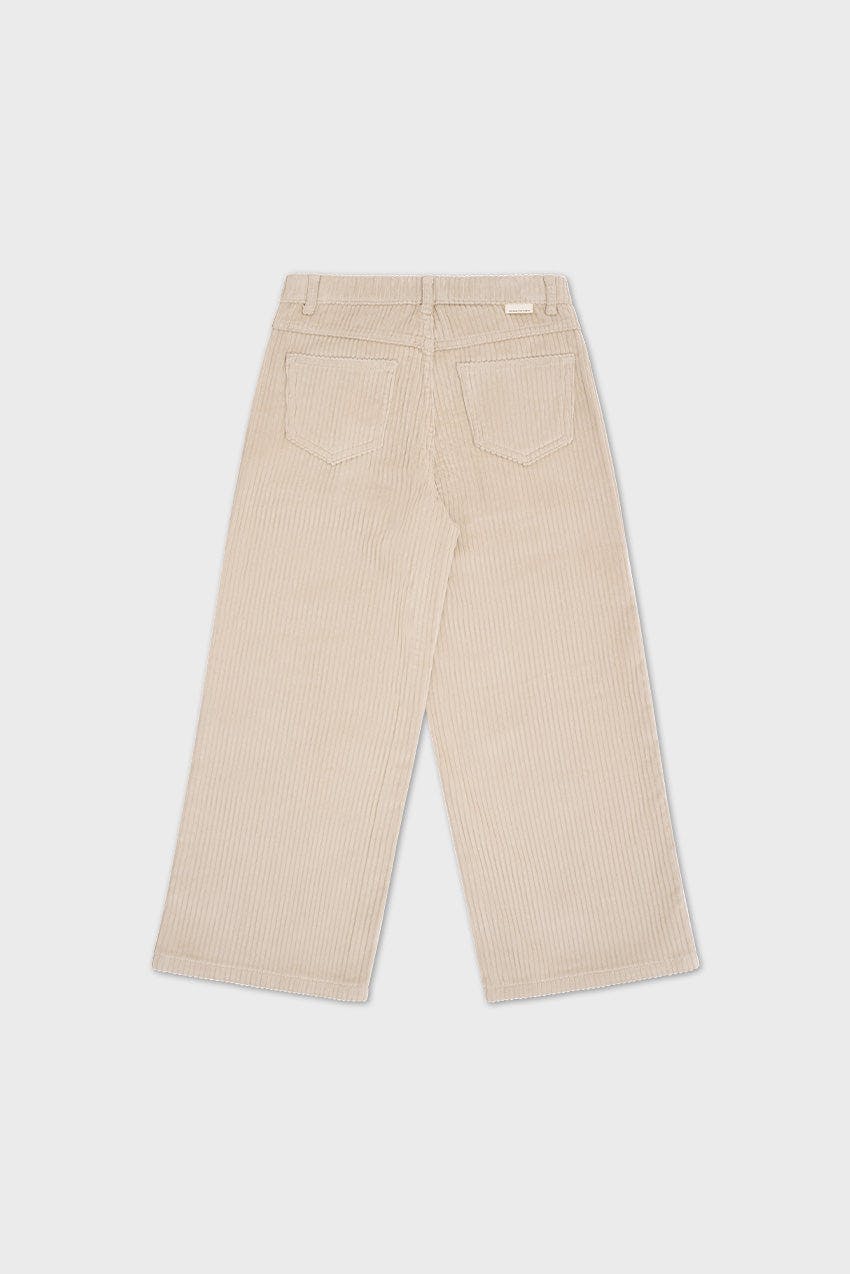 Organic Cotton Corduroy Wide Leg Pant