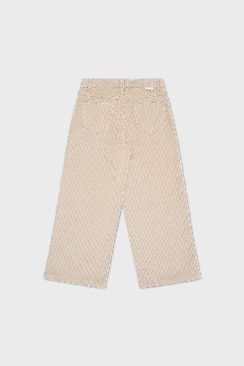 Organic Cotton Corduroy Wide Leg Pant