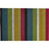 Bold Stripe Shag Floor Mat, Multi