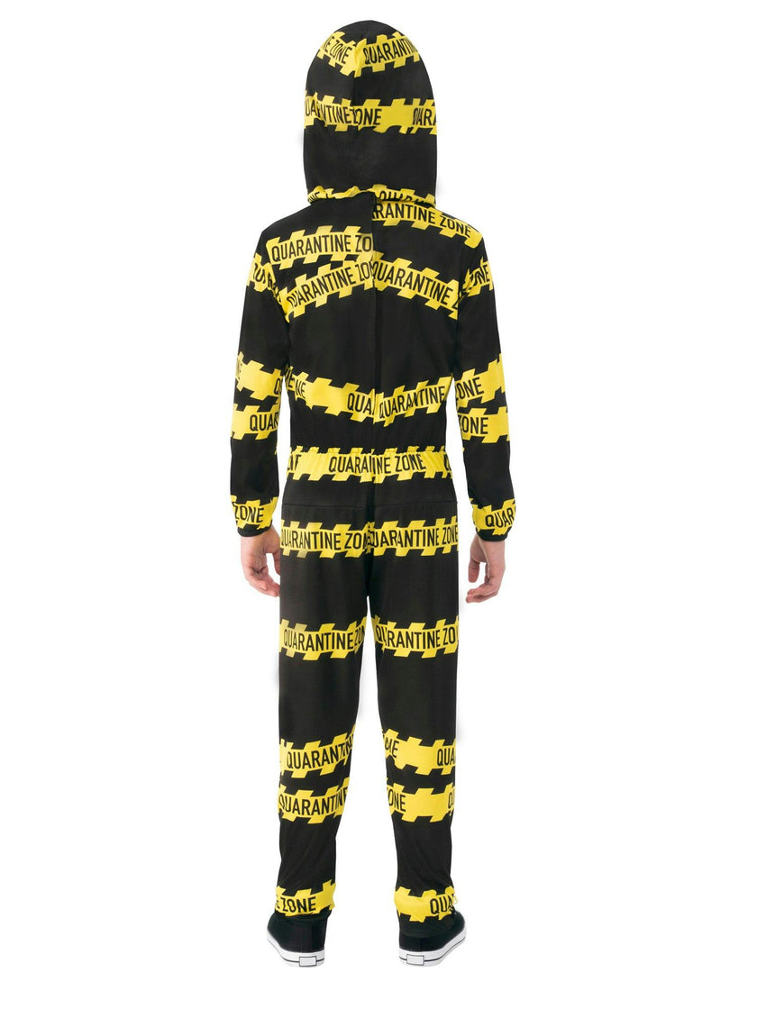 Boys' Masked Biohazard Quarantine Caution Costume