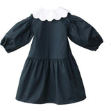 Selena dress (sacramento-green/ivory)