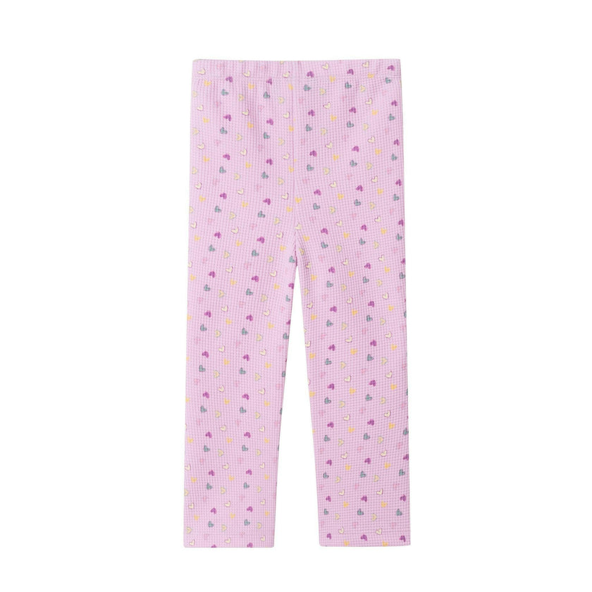 Infant Waffle Lounge Set | Pink Heart