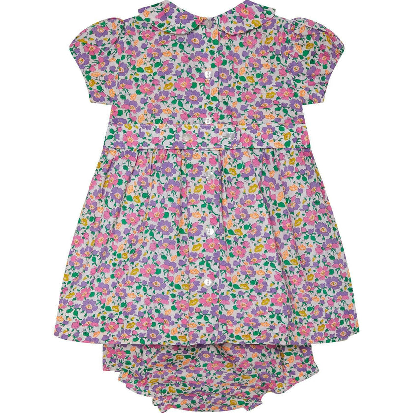 Made With Liberty Fabric Smocked Baby Dress Fable