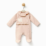 Pink Lovely Kitten Babygrow