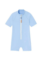 Boys' anti-UV short-sleeved jumpsuit, sky blue | COMBI BYRON