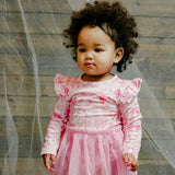 Coquette Bow Long Sleeve Tutu Bodysuit