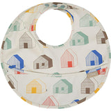 House Print Waterproof Pocket Bib