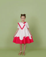 Lola dress (black/off-white)