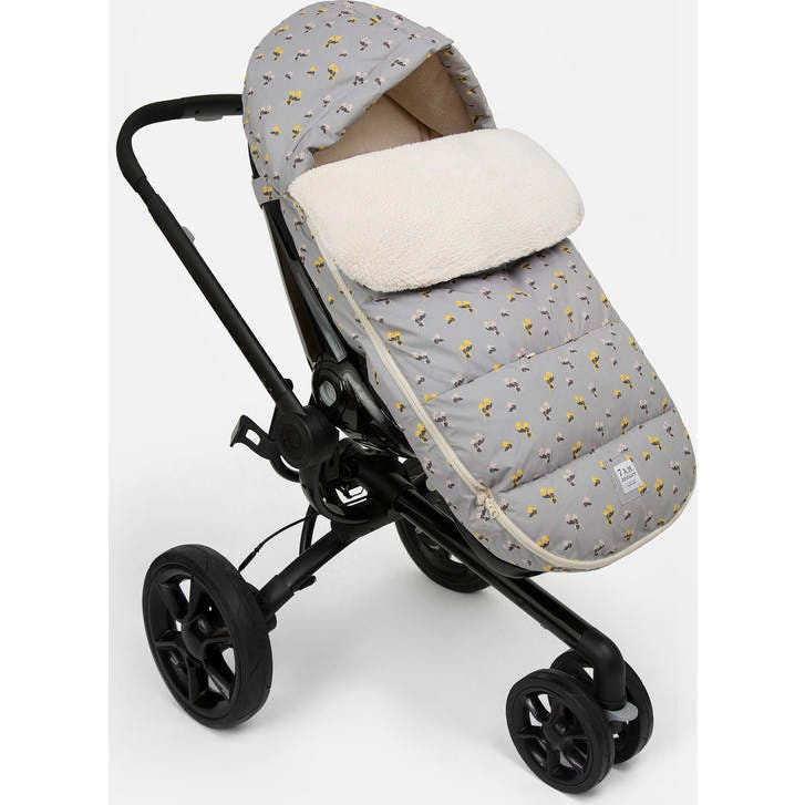 BenjiPOD Floral Print Zipped Footmuff