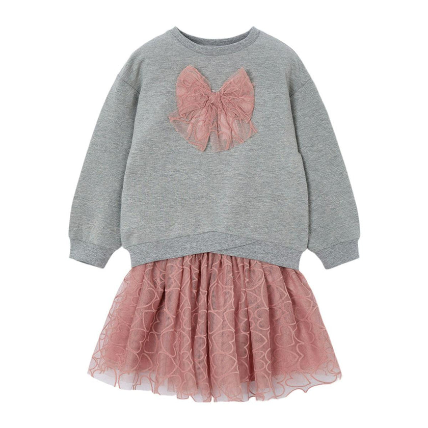 Girl Sweatshirt and Tulle Skirt Set