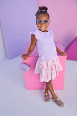 Natalie Skort - Sconset Floral Stripe