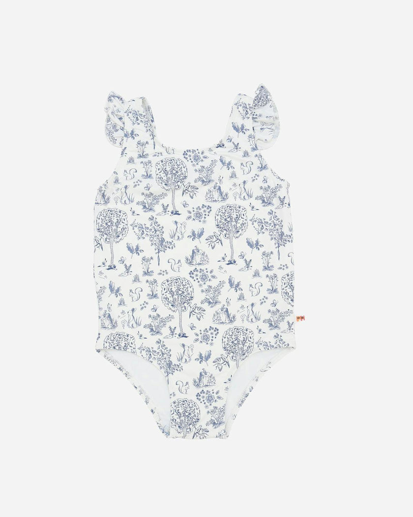 Ruffle One-Piece Swimsuit
