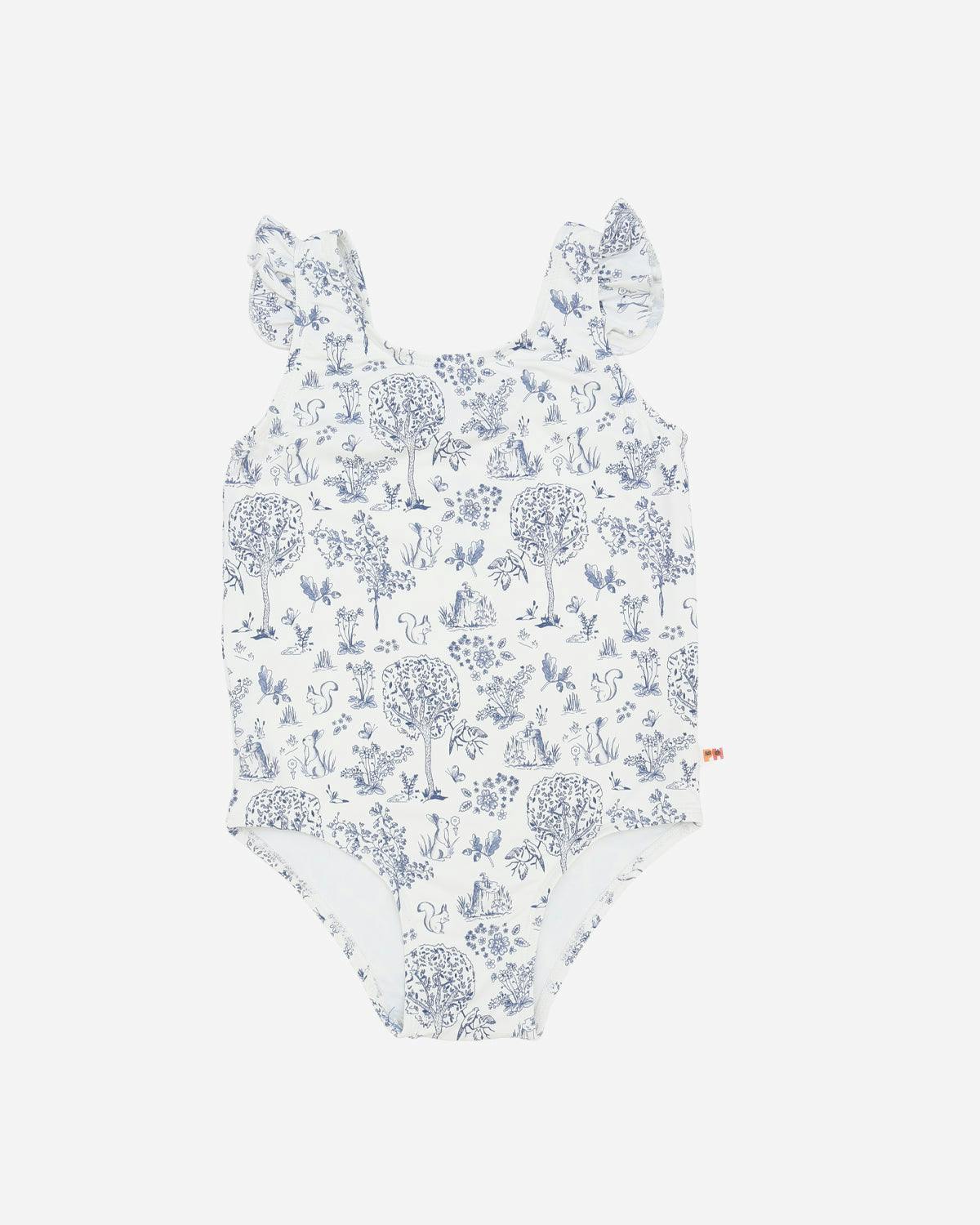 Ruffle One-Piece Swimsuit