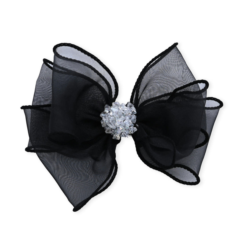 Multicolor Crystal Accent Bow Set