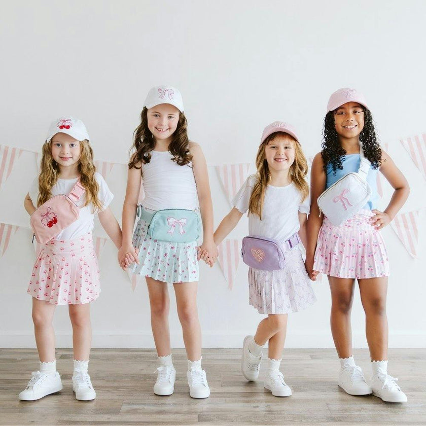 Pearl Heart Patch Belt Bag