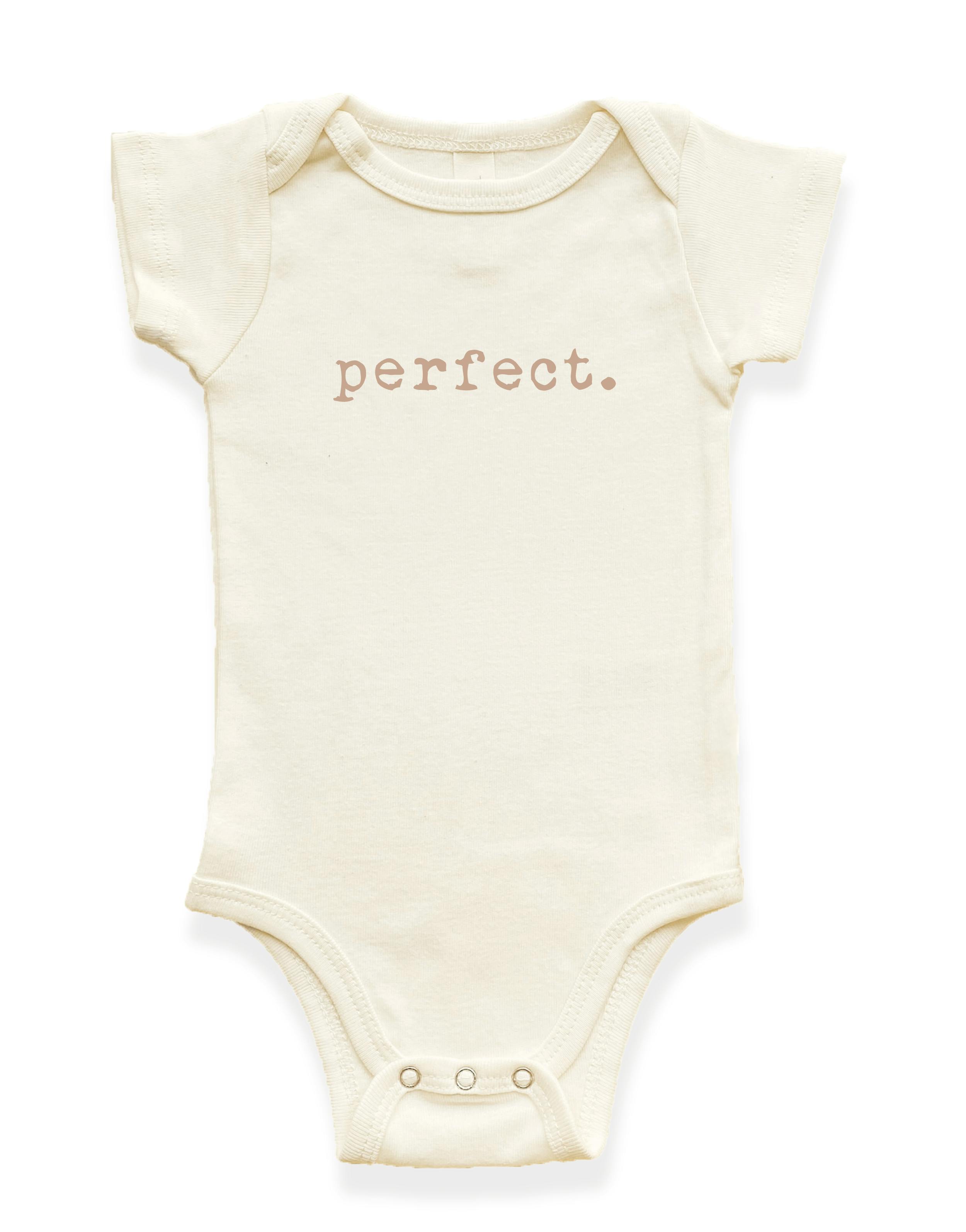Perfect Organic Cotton Baby Bodysuit