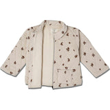 Organic Quilted Corduroy Zipper Jacket