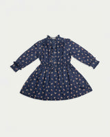 Dawn Dress - Ditsy Bouquet Navy