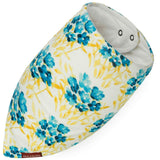 Sky Floral Bamboo Three-Layer Kerchief Bib