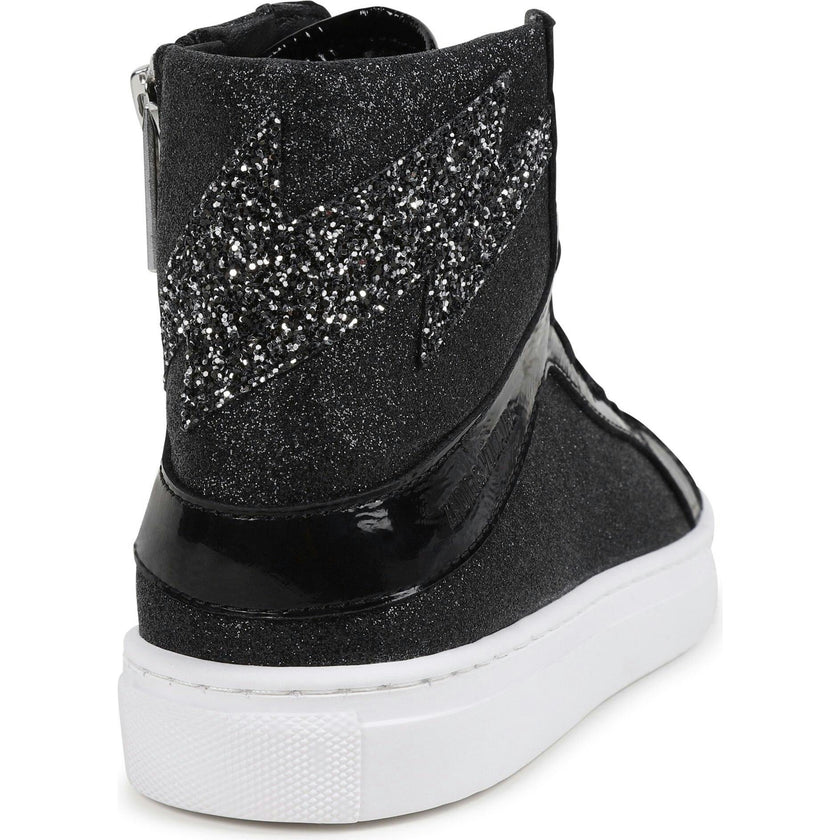 ZADIG & VOLTAIRE Blam-Blam Glitter High Top Sneakers