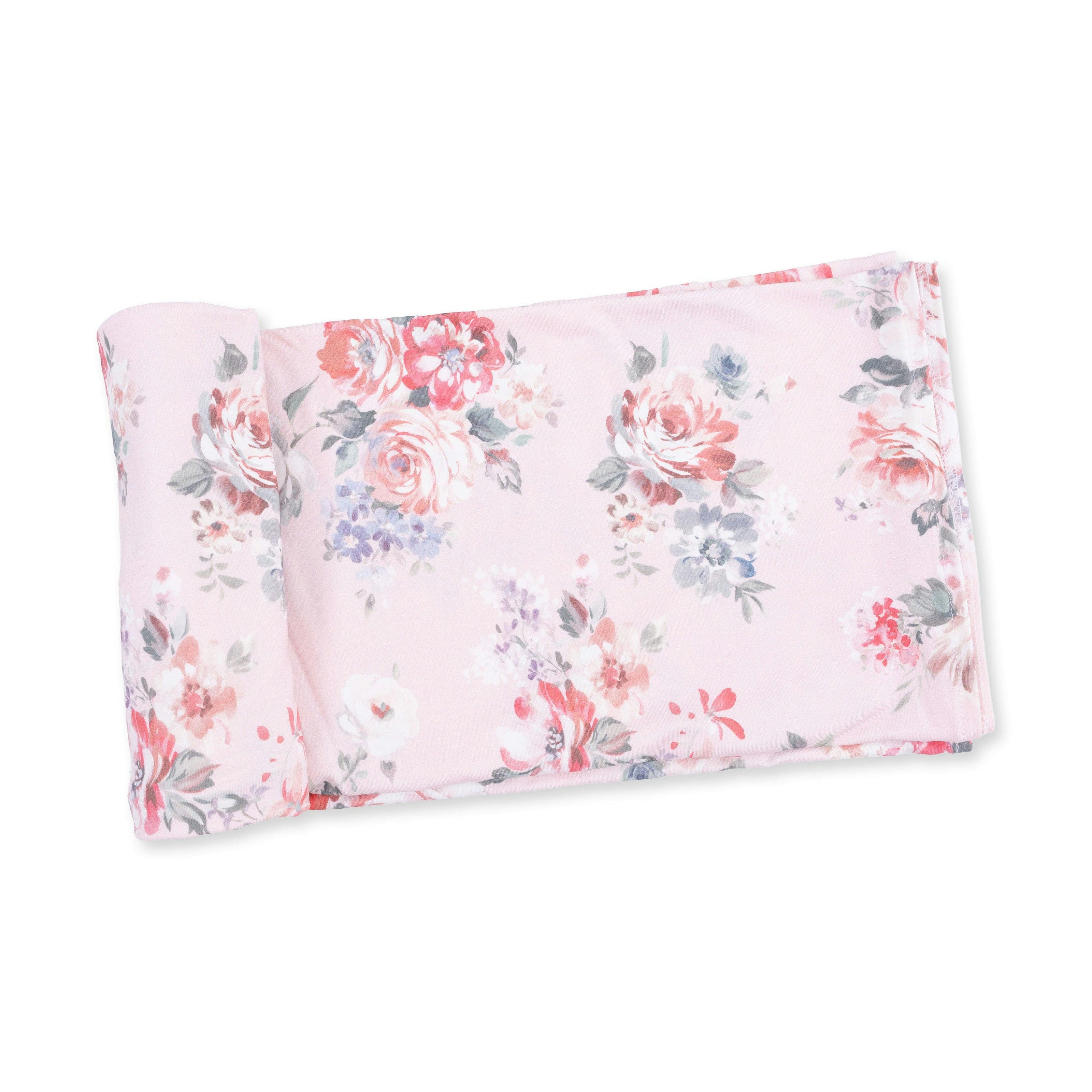 Painterly Rose Bouquets - Swaddle Blanket