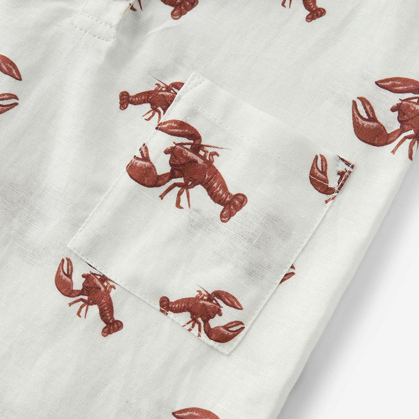 Cream Lobster Tank Top Shortall