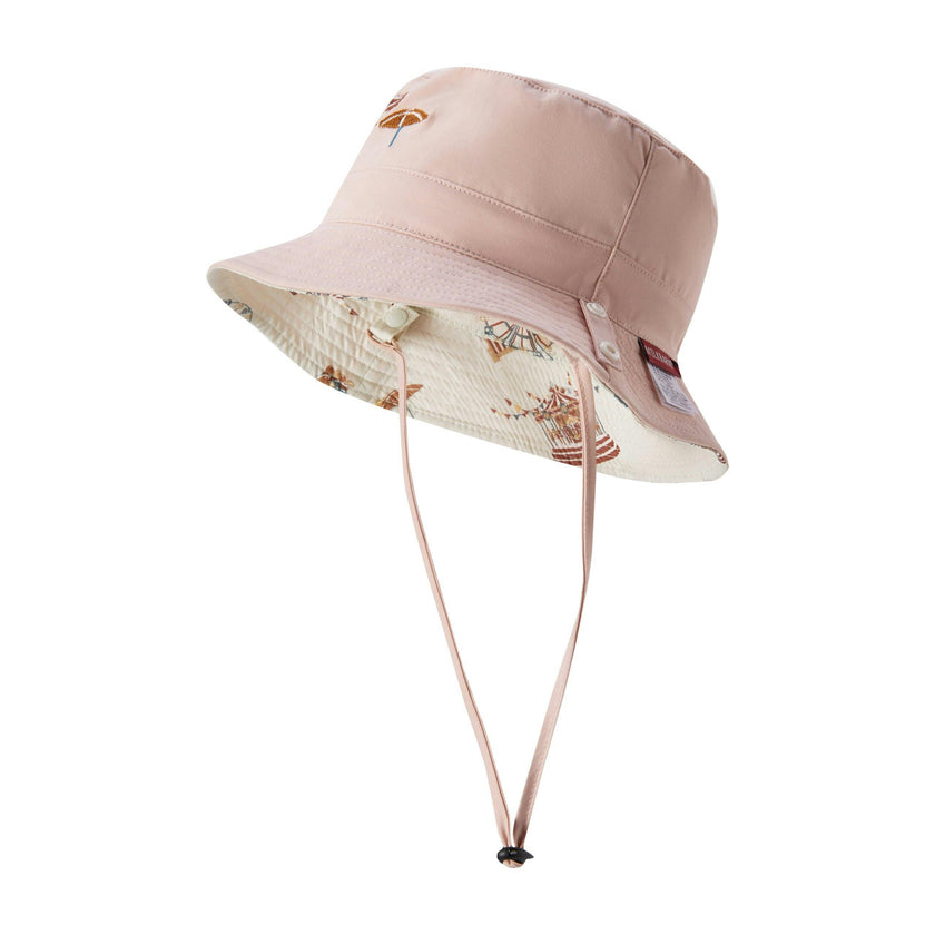 Peach Sun Bucket Play Hat