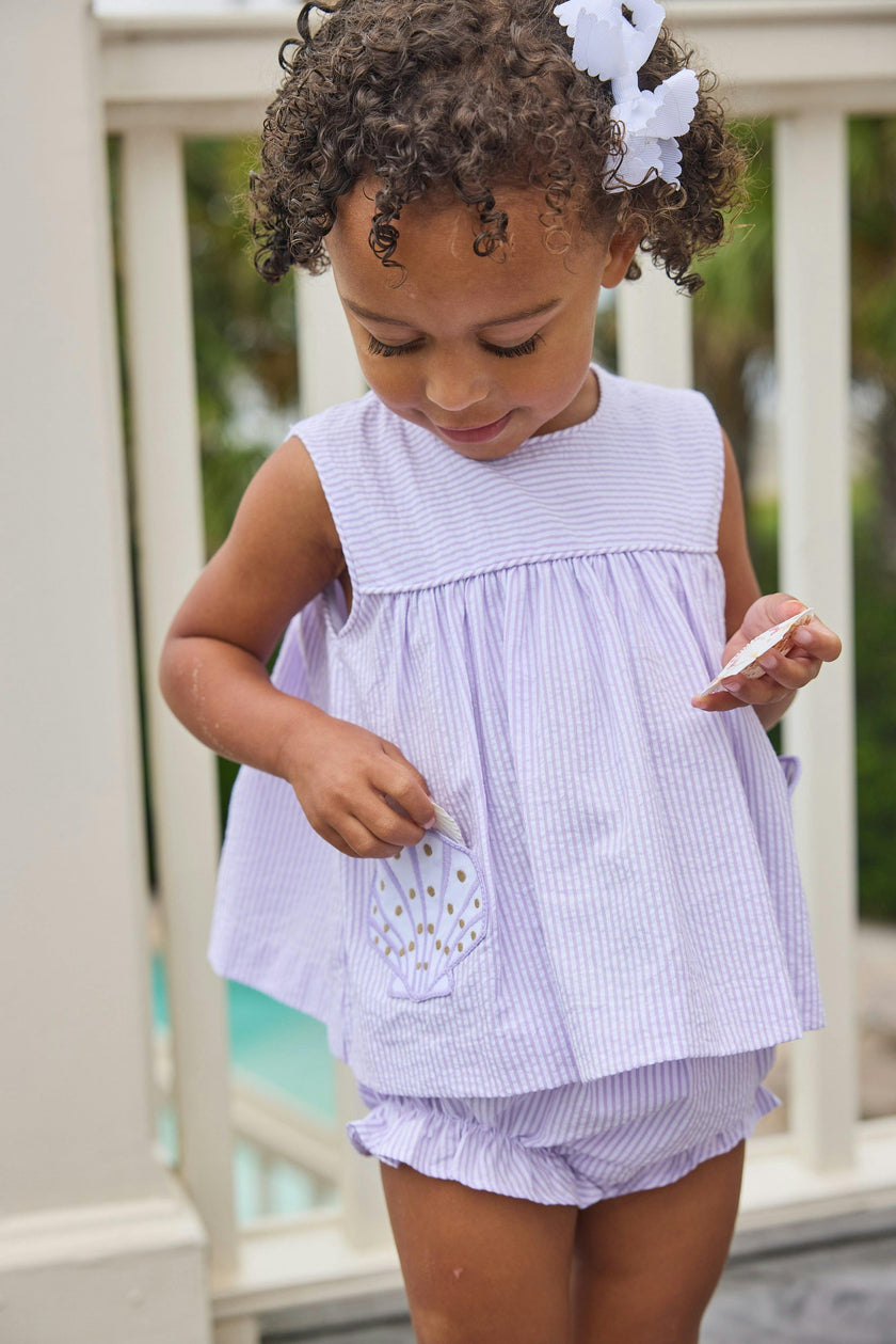 Applique Pocket Diaper Set - Sea Shells