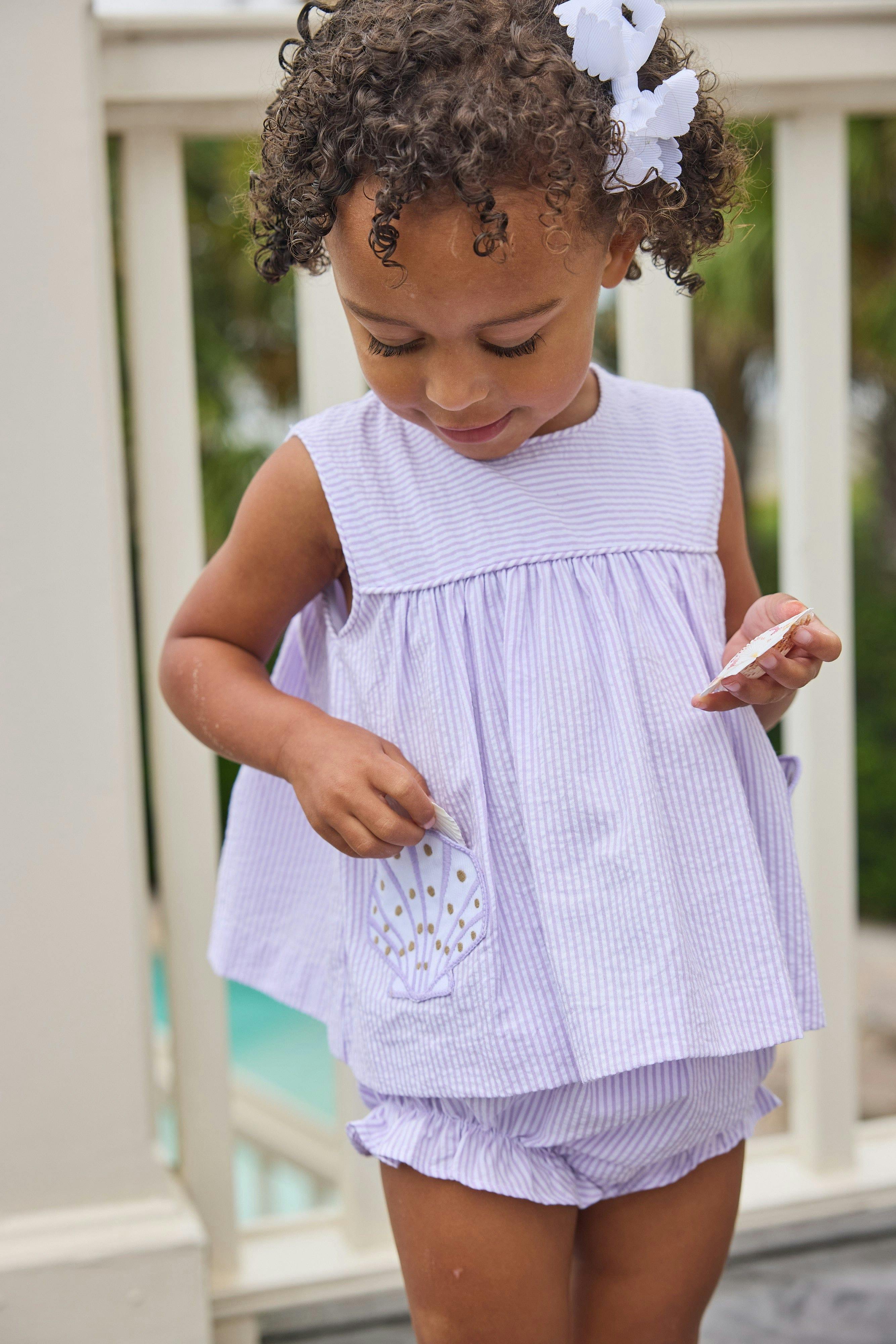 Applique Pocket Diaper Set - Sea Shells