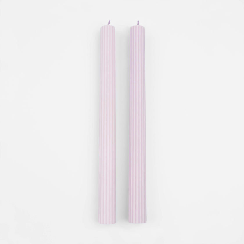 Dusty Lilac Table Candles