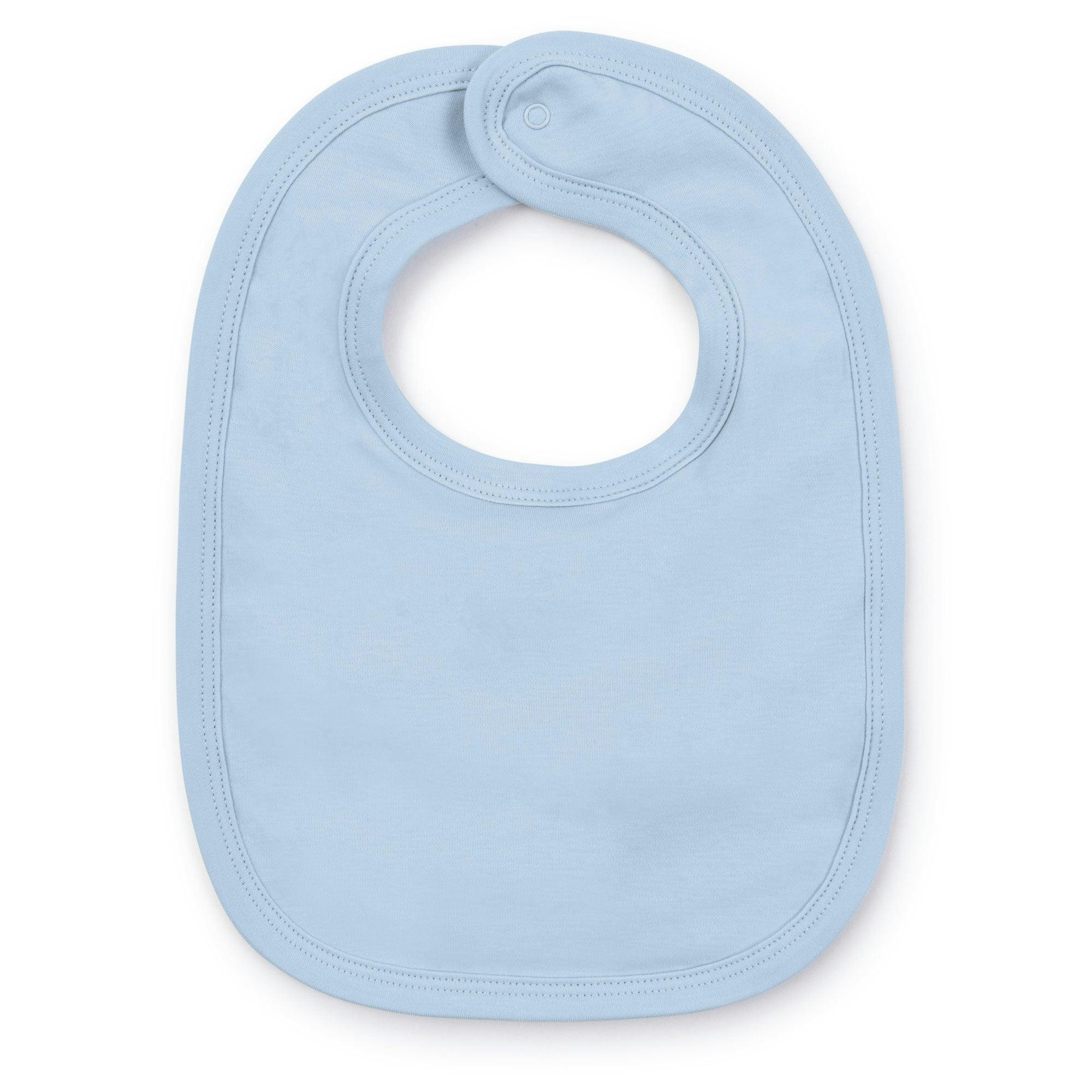 Plain Edge Bib Light Blue