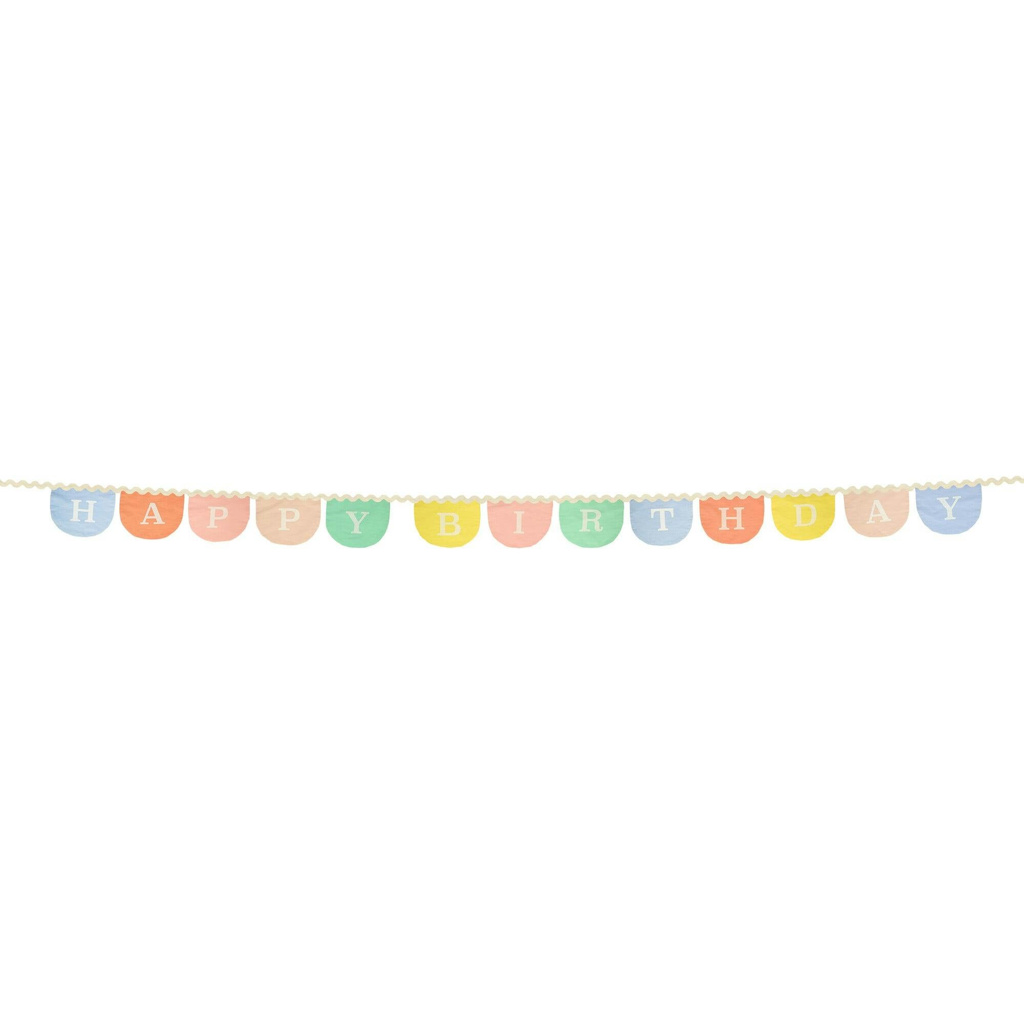 Happy Birthday Fabric Garland