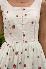 Sadie Dress in Strawberry Vintage Tier