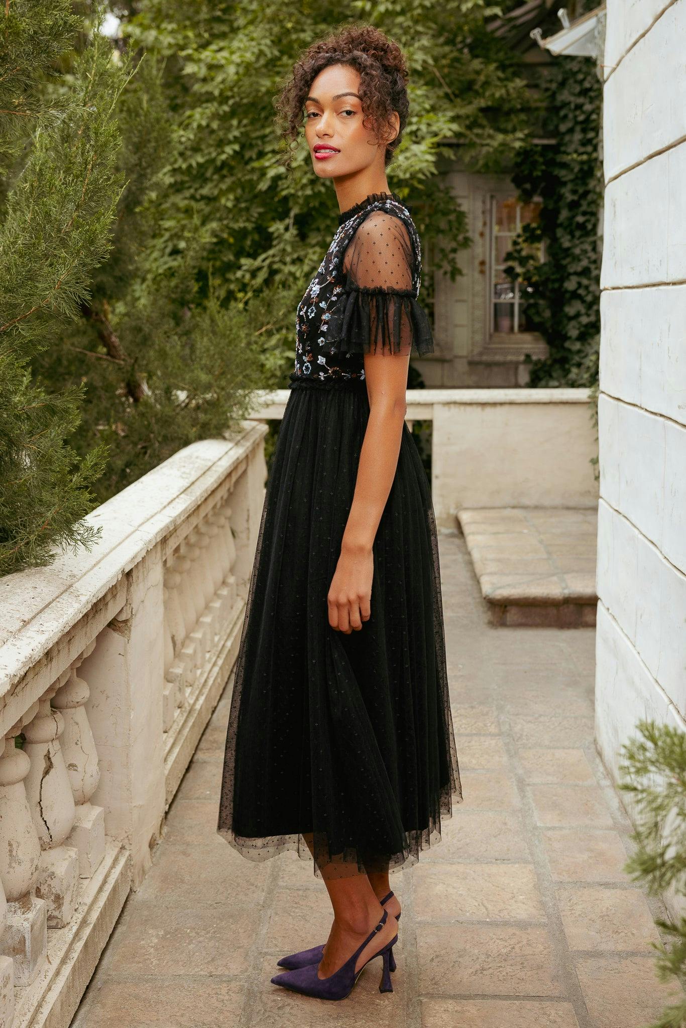 Louisa Dress in Black