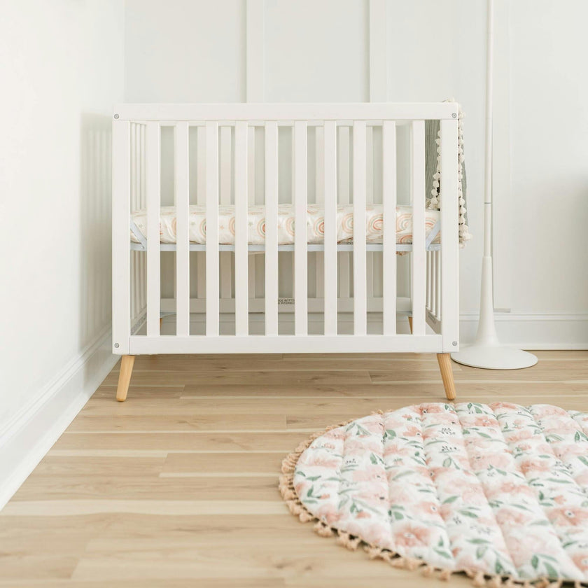 Parker Fitted Crib Sheet (Rainbow)
