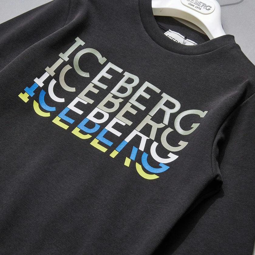ICEBERG Ombre Ice Logo Sweatshirt