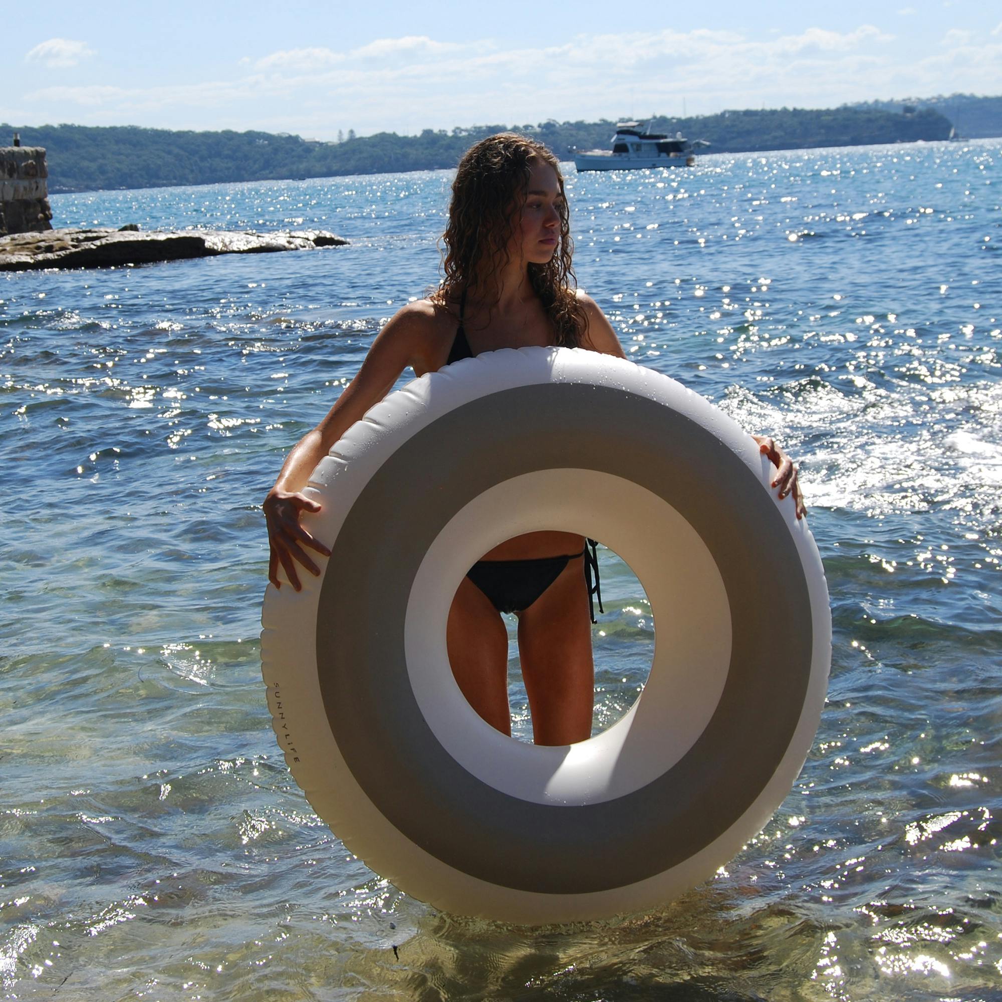 Tube Pool Ring: Seagrass