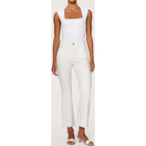 Bridget Boot High Rise Instasculpt™ Crop Jeans | White