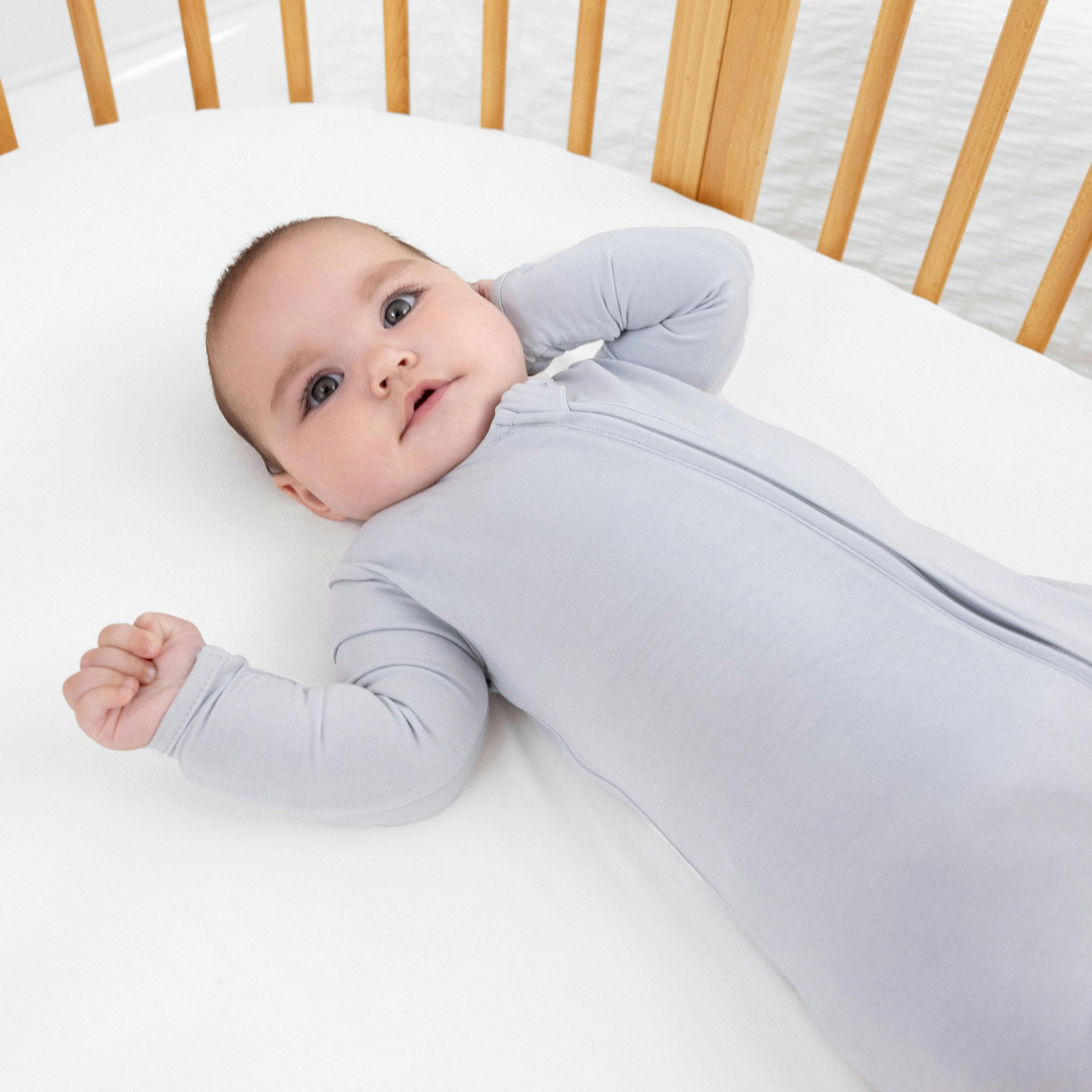Cloud Grey Bamboo Convertible Footie