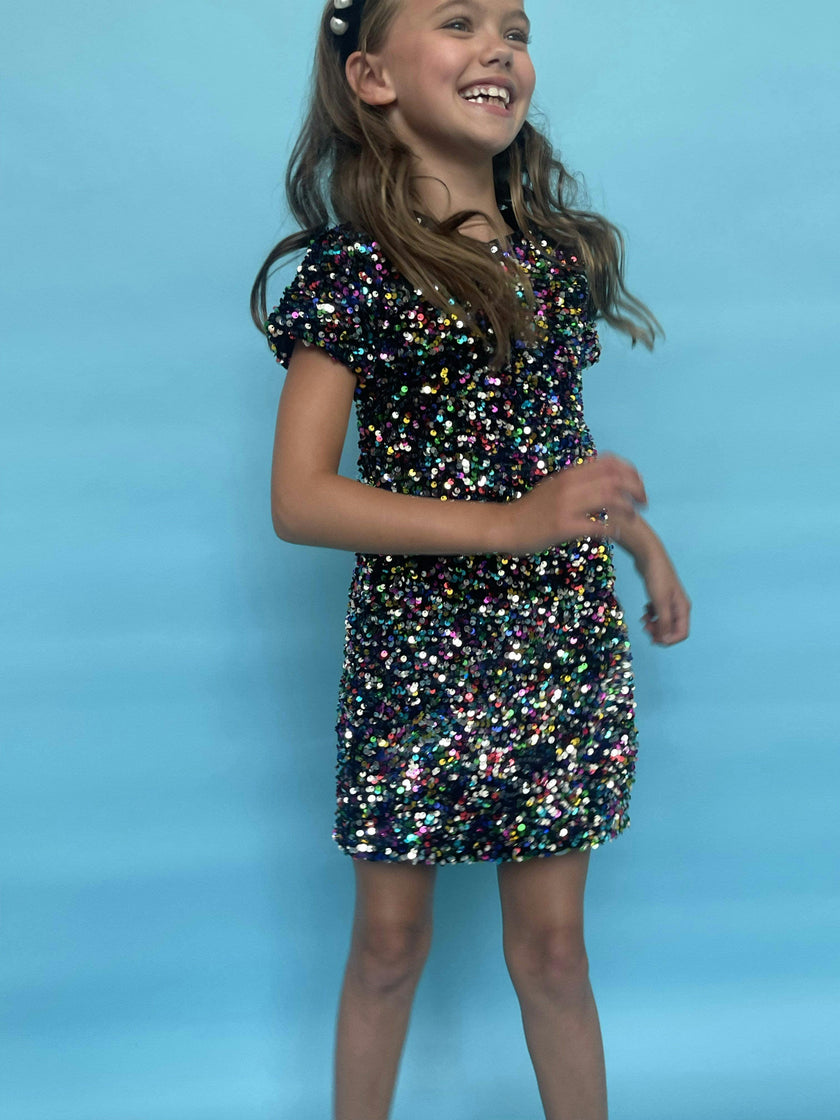 Shimmer Stardust Sequin Dress