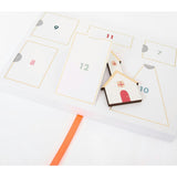 Festive Village Wooden Advent Calendar