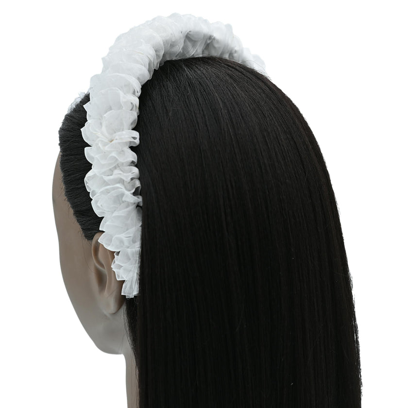 Multicolored Tulle Ruffle Headband