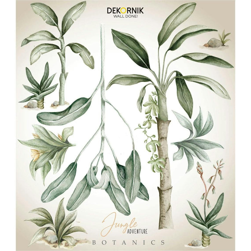 Jungle Botanics Plants Wall Decal Set