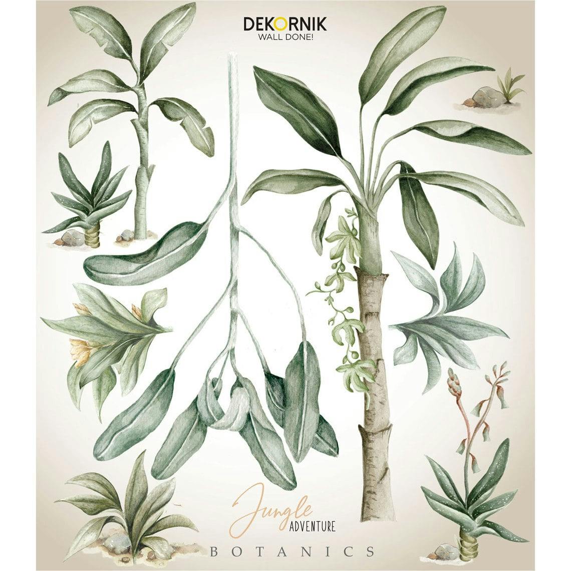 Jungle Botanics Plants Wall Decal Set