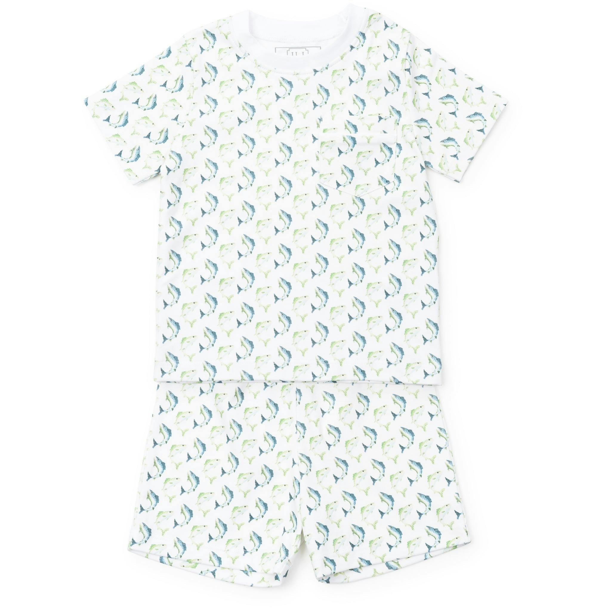 Charles Boys' Short Set - Jumping Trout