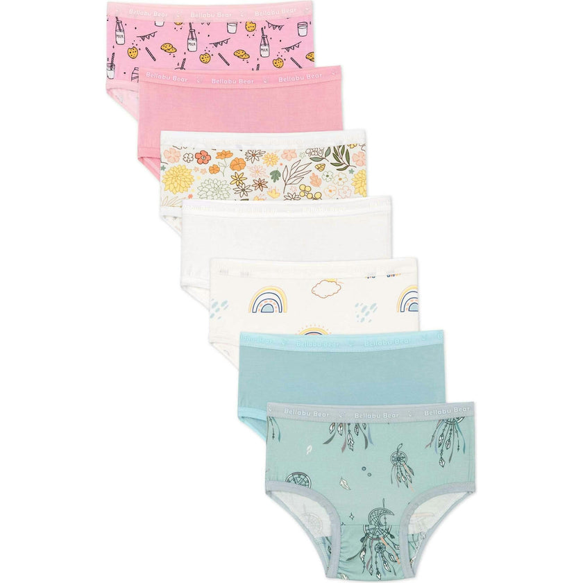 Springtime Bamboo Girls' Underwear 7-Pack