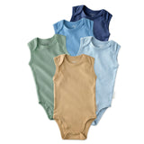 SAM 5-Pack Sleeveless Bodysuits